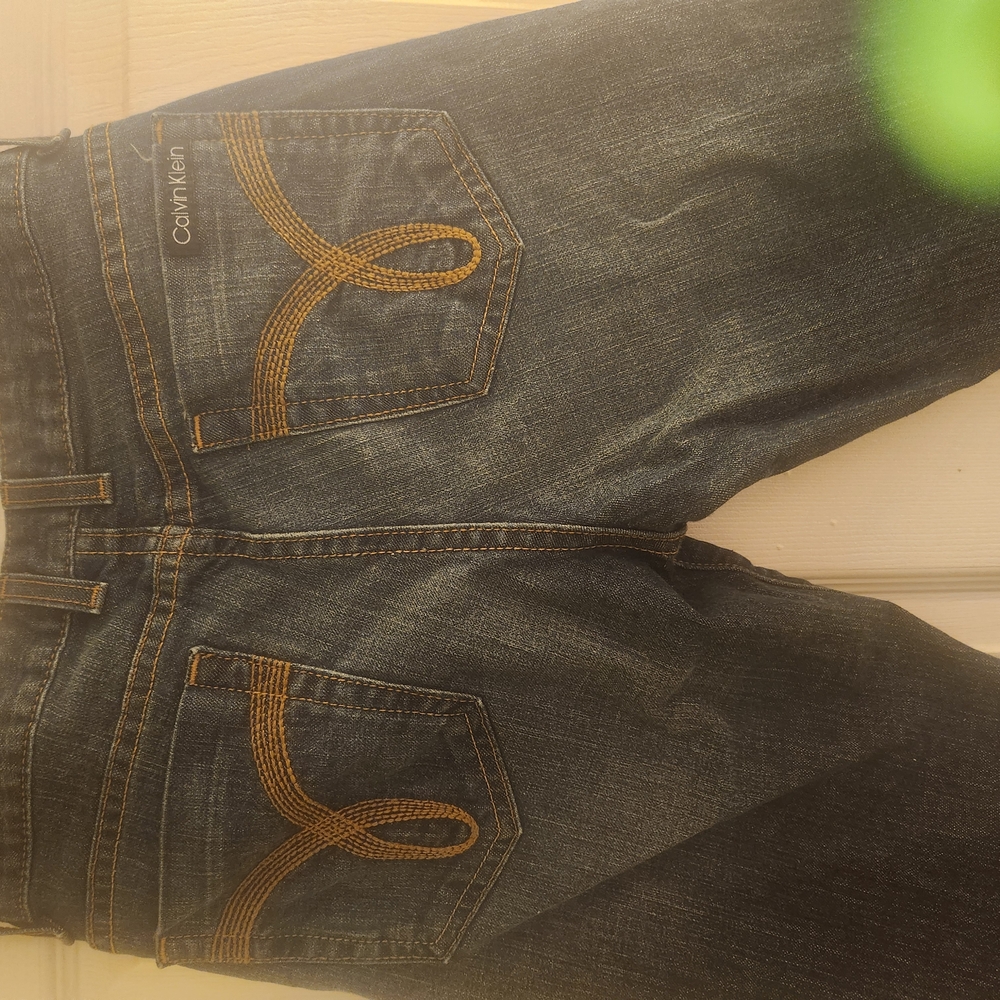 Calvin Klein Blue Relaxed Jeans with Vintage Stitching